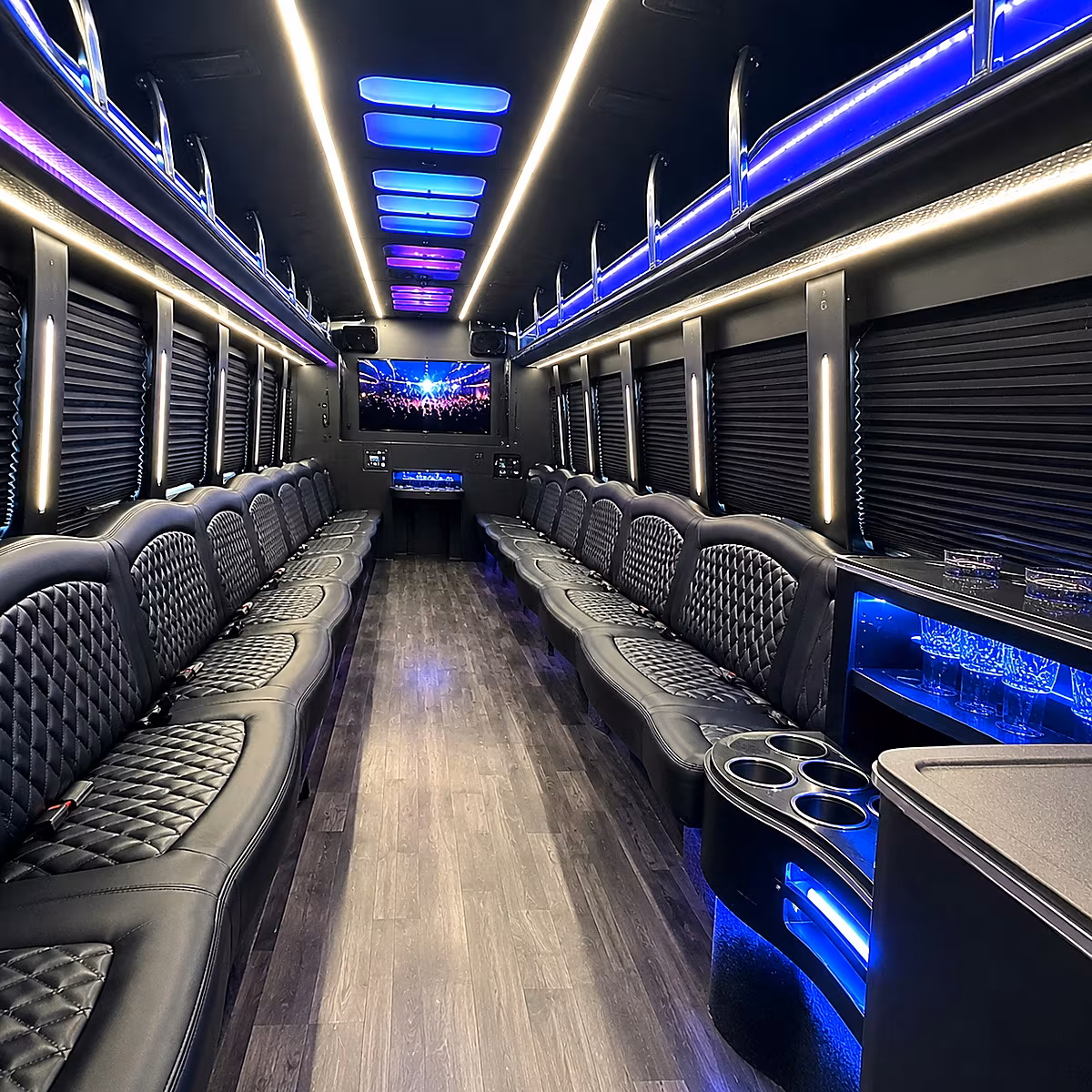 party bus interior