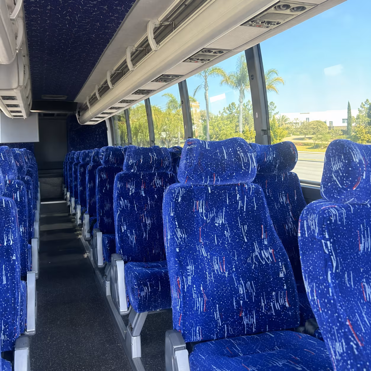 san leandro airport transportation onboard seating