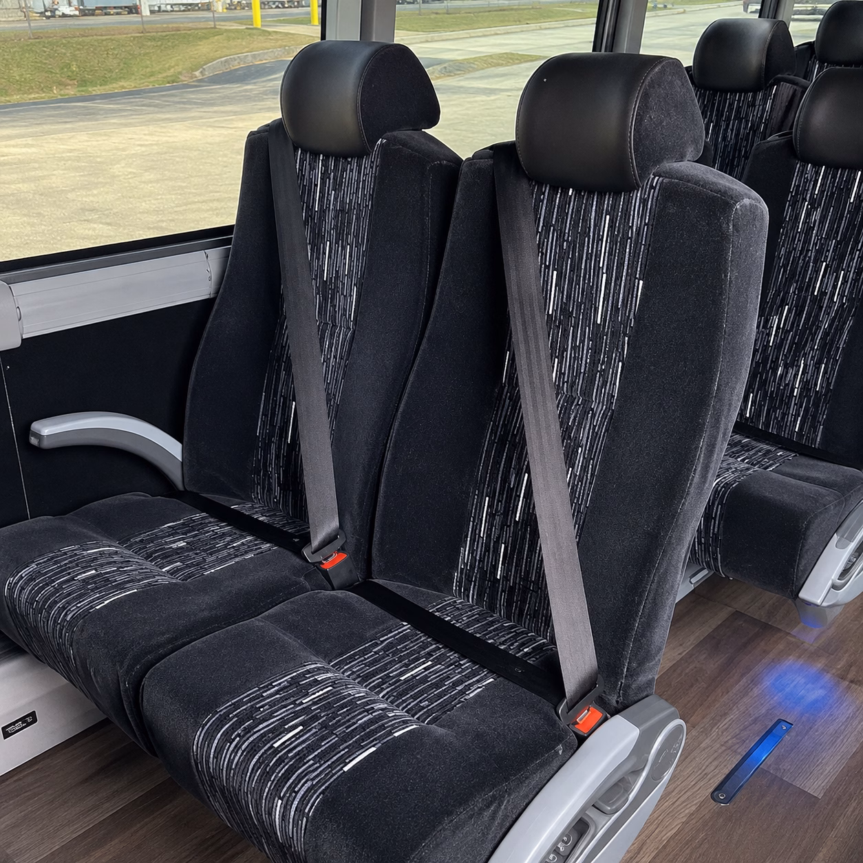 san leandro corporate event transportation onboard seating